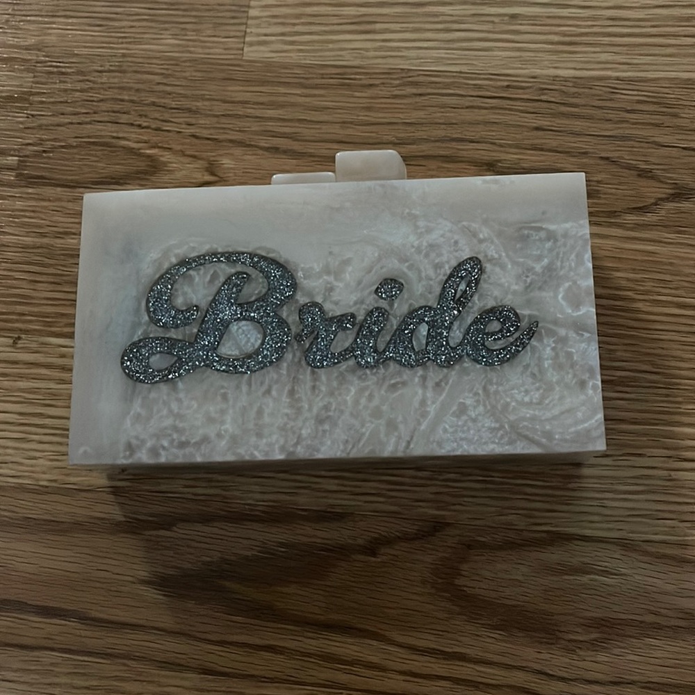 Bride hard shell clutch crossbody